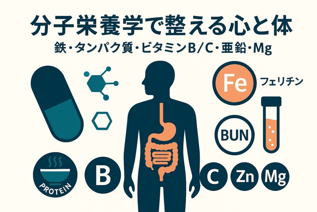 分子栄養がスピリチュアル不調の原因を紐解いていく