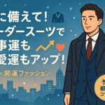 冬に備えて!オーダースーツで仕事運も恋愛運もアップ! ChatGPT Image 2025年9月2日 11_54_12